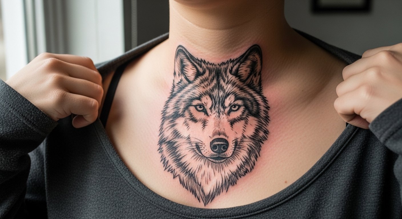21 Sketch Style Wolf Tattoo for Women That Feels Fierce