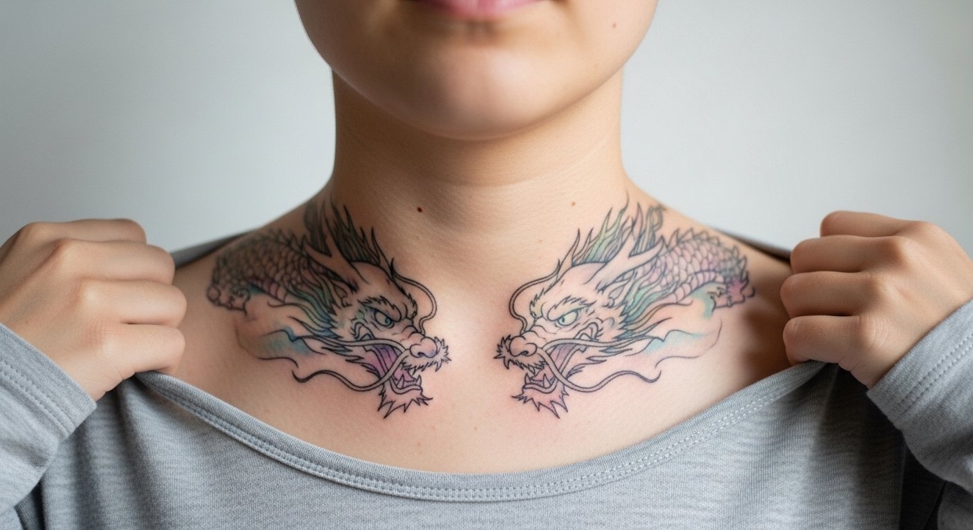 27 Dreamy Dainty Chinese Dragon Tattoo Designs