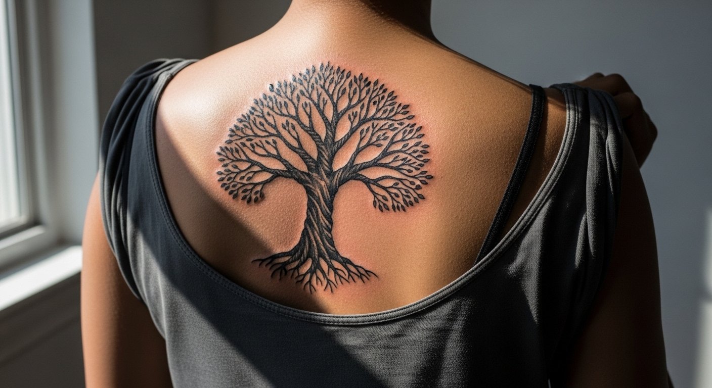 27 Bold Blackwork Poison Tree Tattoo Ideas