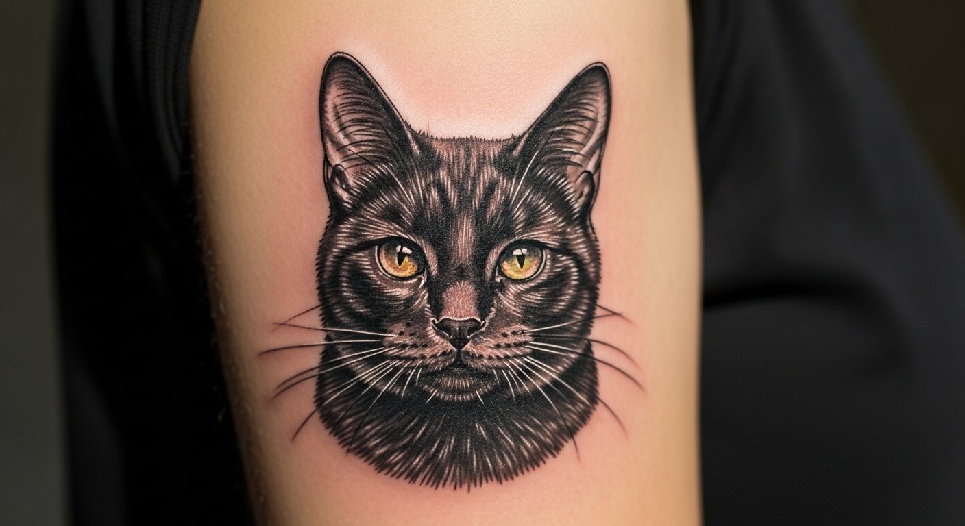 21 Minimalist Black Cat Tattoo Ideas That Feel Mysterious