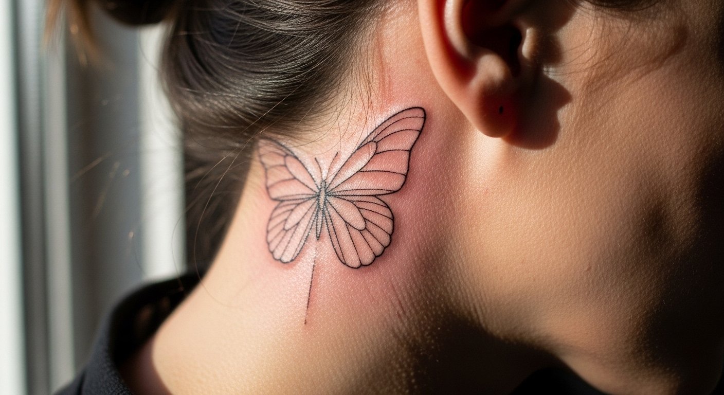 17 Simple Tattoo Ideas Behind Ear That Feel Clean