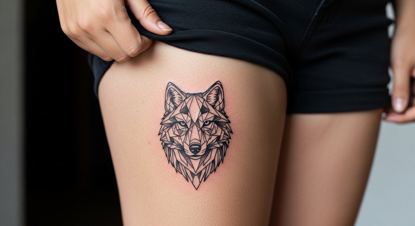 17 Fierce Wolf Tattoo for Women Inspiration