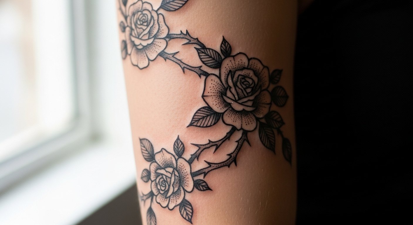 27 Beautiful Flower Shoulder Tattoo Inspiration